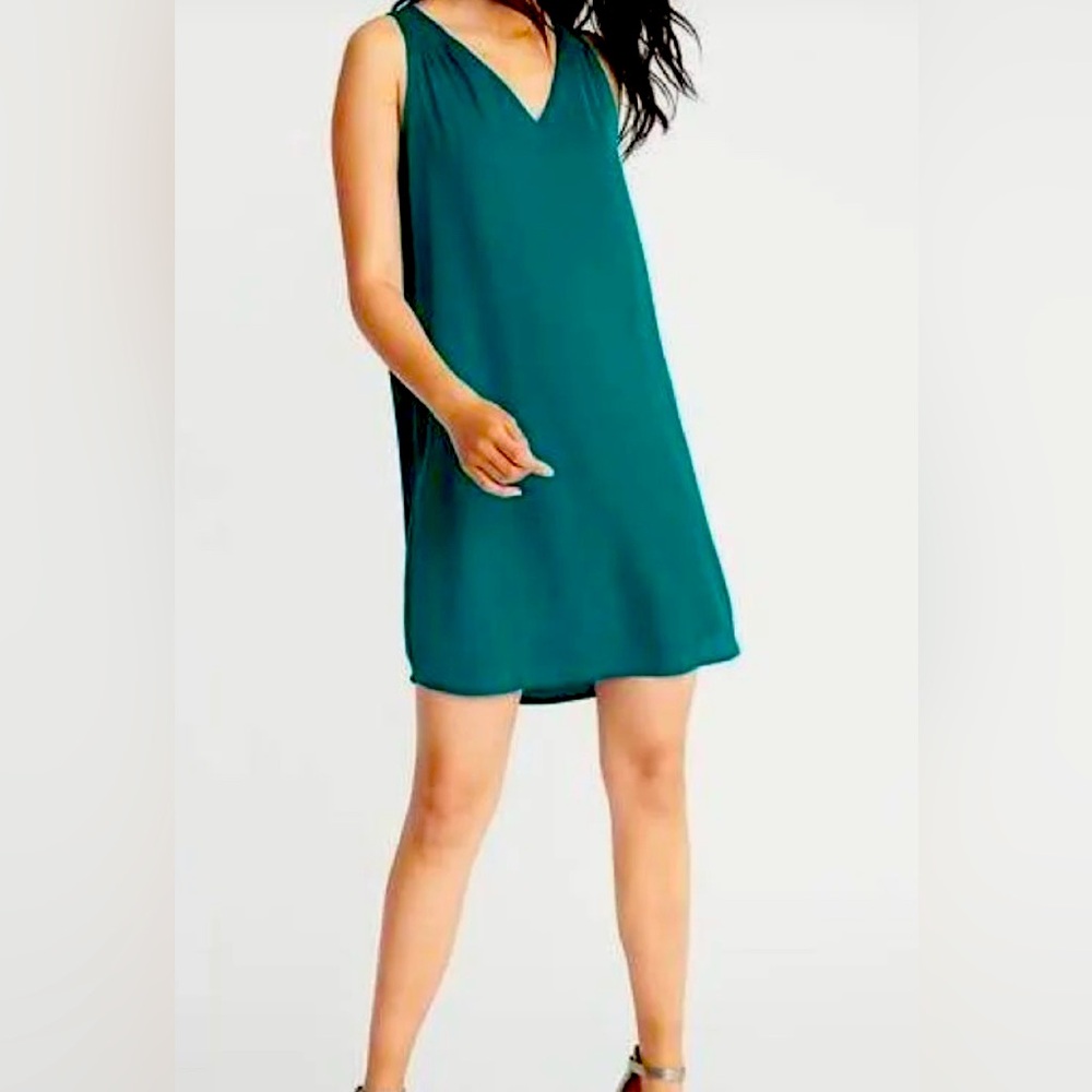 Old Navy Teal Sleeveless Shift Dress